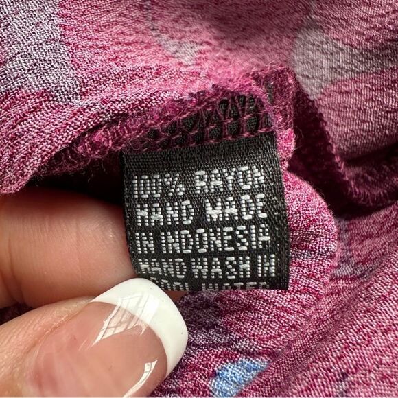 Ava Sky Fight Eel Women's Long Sleeve Button Down Blouse Chest Pocket XS - Picture 7 of 8